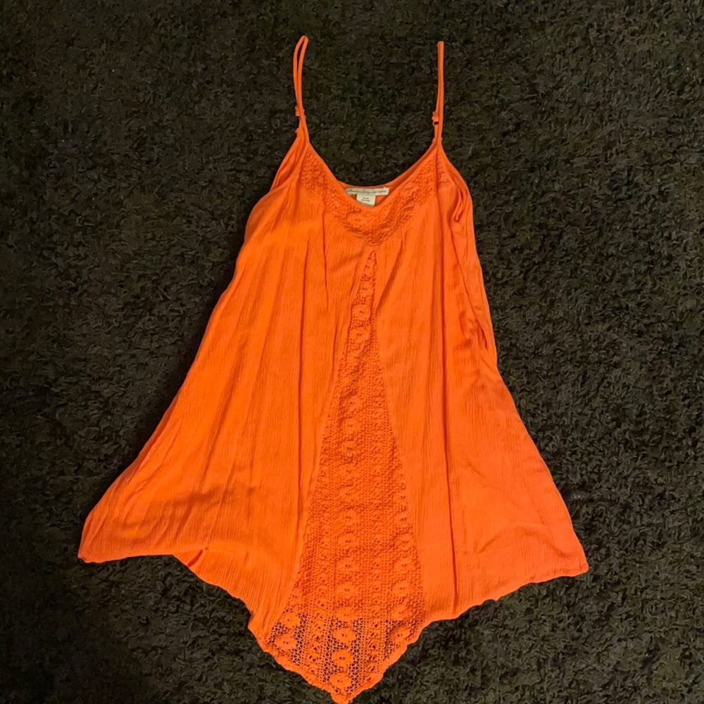 Women’s American Rag Salmon Color Dress w Pockets